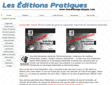 Tablet Screenshot of leseditionspratiques.com